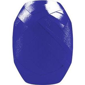 Bolduc satiné - 7 mm x 10 mm - Bleu foncé
