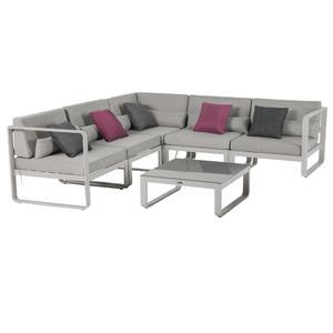 Salon absolu 3 places taupe