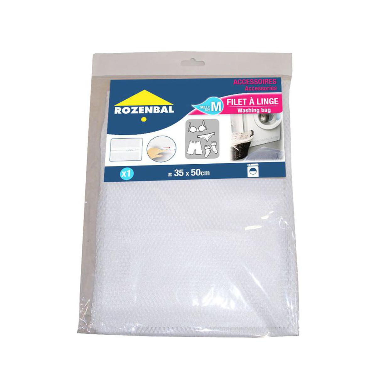 Filet à linge - Polyester - 19,5 x 2 x 28 cm - Blanc Filet à linge - Polyester - 19,5 x 2 x 28 cm - Blanc