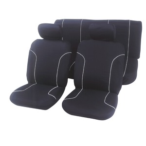 Housse de sièges auto Phénix 6 pièces - L 112 x l 53 cm - Noir