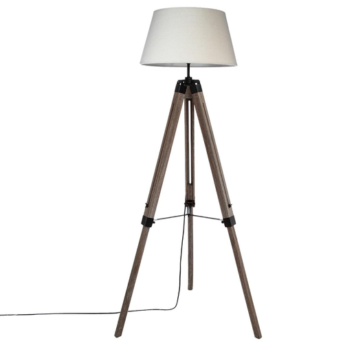 Lampadaire Trepied Runo H 145 Cm Beige Lampes A Poser La Foir Fouille