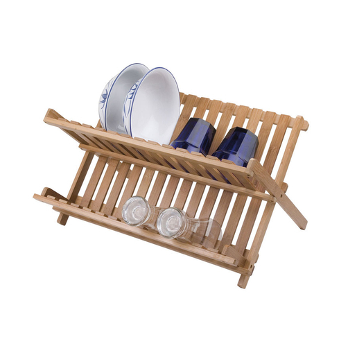 Egouttoir Vaisselle Bambou Marron Materiel De Cuisine La
