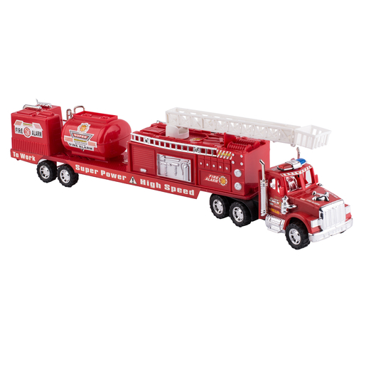 Camion de pompier à friction sonore et lumineux - FERRY - Sam le Pompier -  28CM - Rouge - Cdiscount Jeux - Jouets