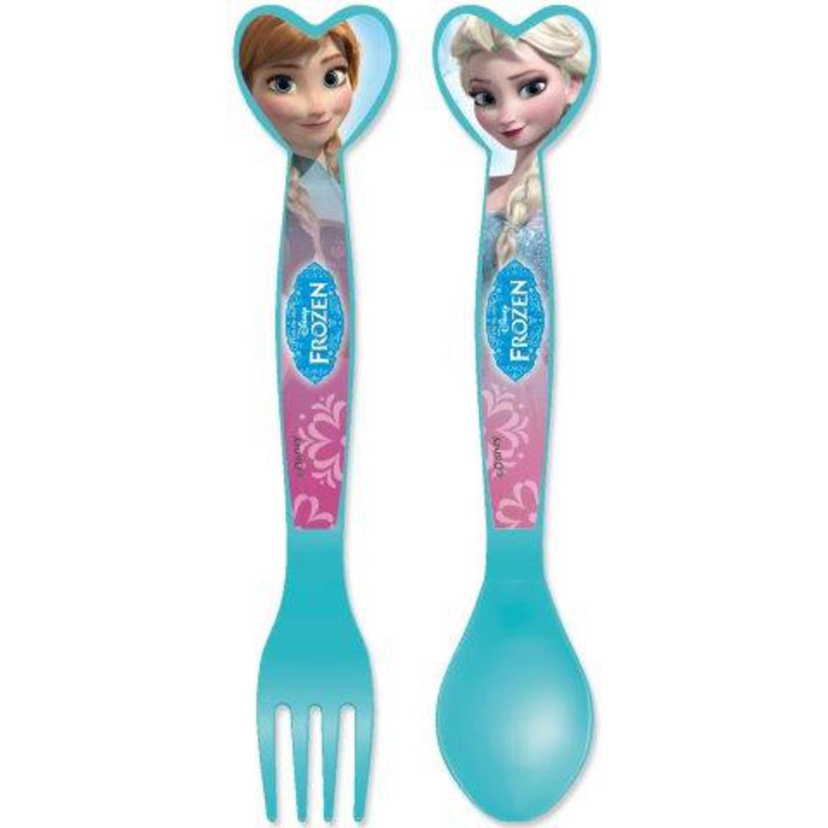 Set de 2 couverts Frozen - Plastique - - Multicolore Set de 2 couverts Frozen - Plastique - - Multicolore