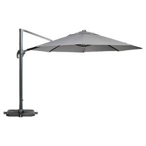 Parasol déporté Fresno - Gris
