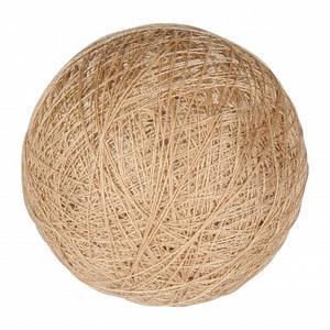 Boule tissu - ø 6 cm - Marron taupe