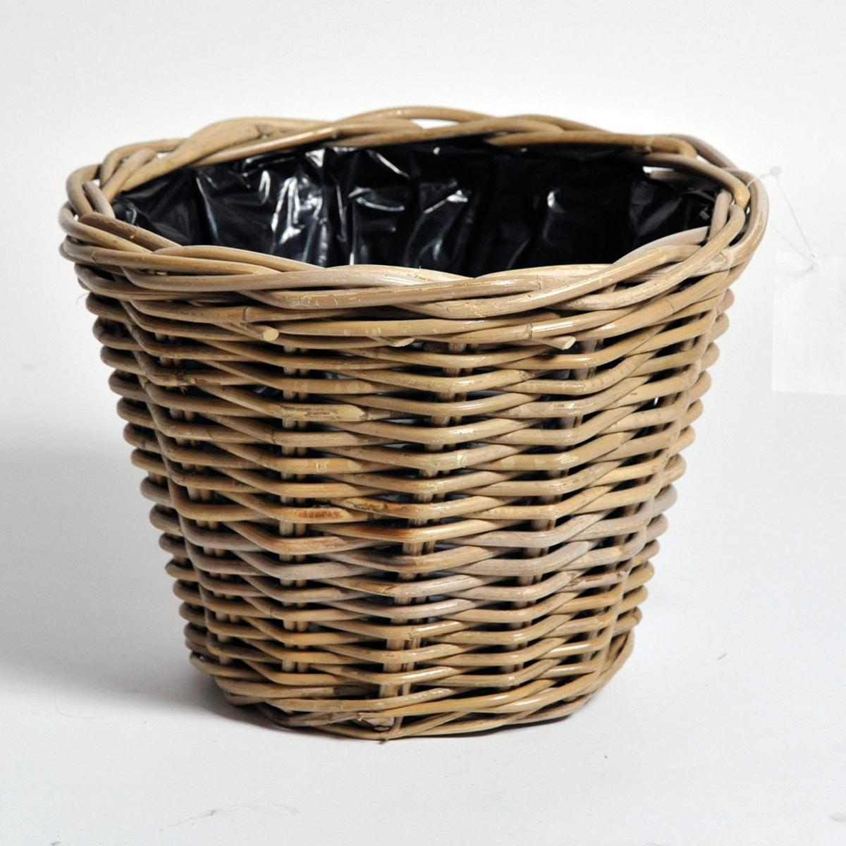 Cache Pot Osier Marron Pots Jardinieres Cache Pots La Foir Fouille