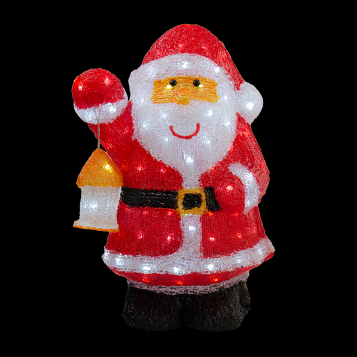 Silhouette Electrique Pere Noel Lanterne 120 Led Deco De Noel Pour L Exterieur La Foir Fouille