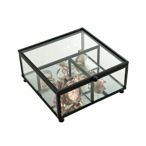 Coffret Noir Transparent Porte Bijoux Et Boites La Foir Fouille