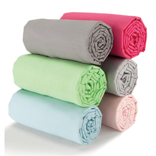 Drap Housse Polyester Coton Differents Coloris Draps