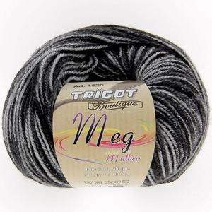 Pelote 50 g fil à tricoter Meg - Multicolore