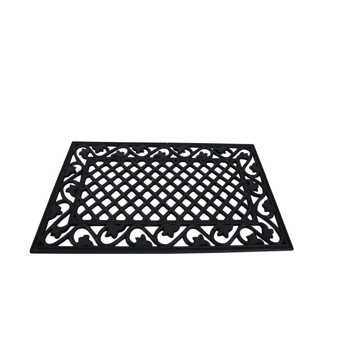 tapis en caoutchouc noir tapis et paillassons la foir fouille