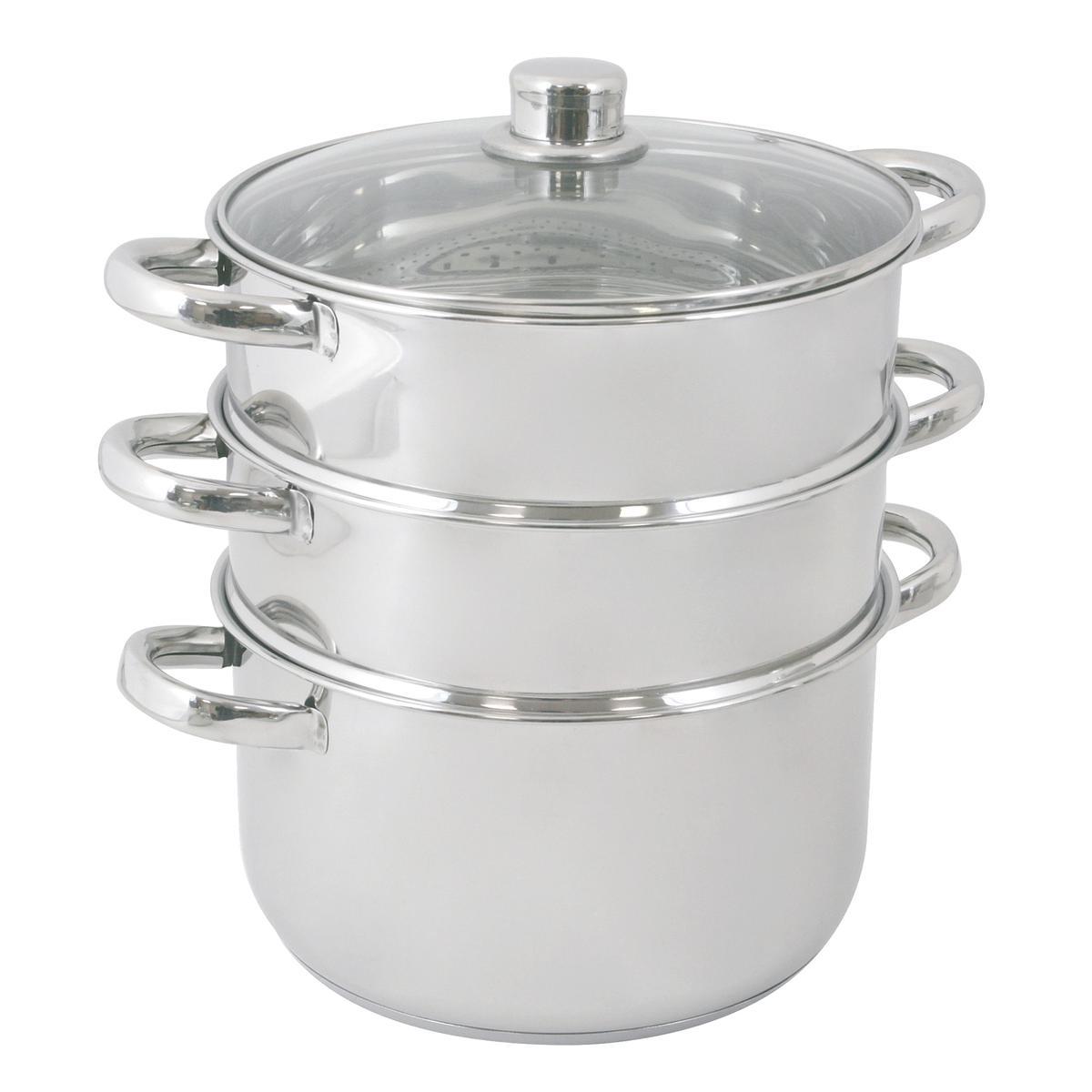 Cuiseur vapeur olymp - Acier inoxydable - Diamètre 24 cm - Gris Cuiseur vapeur olymp - Acier inoxydable - Diamètre 24 cm - Gris
