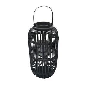 Lanterne bambou - Différentes tailles - ø 27 x H 45.5 cm - Noir