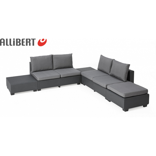 Salon Sapporo Premium Gris Mobilier De Jardin La Foir Fouille