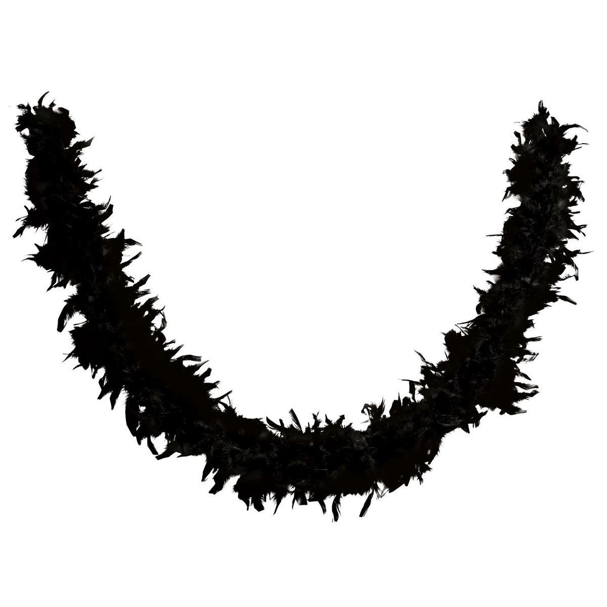 Boa en plumes noires - SMIFFY'S - Taille Unique - 180 cm - Cdiscount Jeux -  Jouets