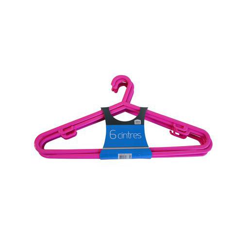 Lot De 6 Cintres En Plastique Differents Coloris Cintres La