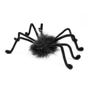 Centre de table araignée - Polyester - 15,5 x 8 cm - Noir